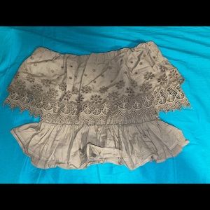 Brand new Off the shoulder olive green top